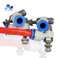 機械設備氣動接頭批發 JSC1001節流閥 單向氣動調節閥 快速接頭