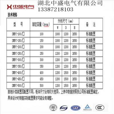 湖北中盛10KV高壓無功補償裝置_專業