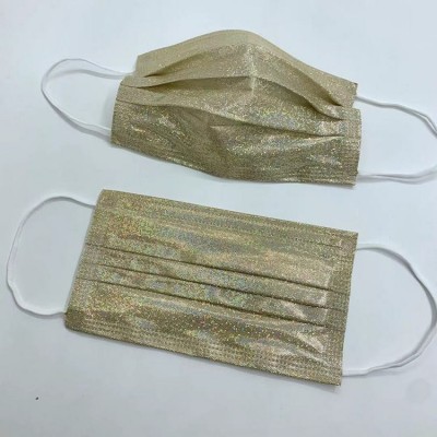 2022新款口罩 鐳射布口罩 可批發定