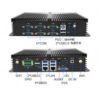 BVS迷你工控主機GW-D軟路由雙網口嵌入式小工控機微型電腦工業計算機