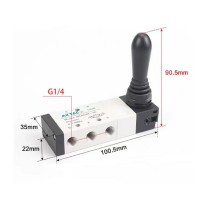 AirTac亞德客 4HA230E08G換向閥 手動閥